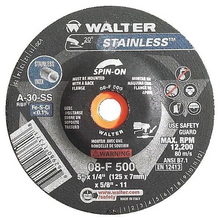 Load image into Gallery viewer, Walter Depressed Center Grinding Wheel, Type 27, 0.25 In Thick