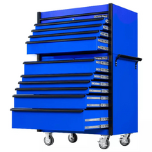 Load image into Gallery viewer, Extreme Tools® DX Series 41"W x25"D 4 Drawer Top Chest &amp; 6 Drawer Roller Cabinet Combo