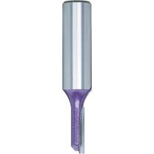 Load image into Gallery viewer, Grizzly Industrial Single Fluted Straight Bit, 1/2" Shank, 1/4" Dia.