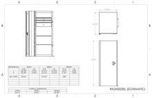 Load image into Gallery viewer, Extreme Tools® RX Series 24"W x 30"D 3 Drawer and 3 Shelf Side Locker