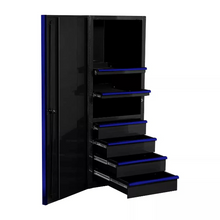 Load image into Gallery viewer, Extreme Tools® EXQ Series 24"W x 30"D 4 Drawer and 3 Shelf Professional Side Cabinets