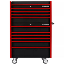 Load image into Gallery viewer, Extreme Tools® DX Series 41"W x25"D 4 Drawer Top Chest &amp; 6 Drawer Roller Cabinet Combo