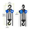 Load image into Gallery viewer, Tractel Tralift Manual Chain Hoist, 40,000 lb. 20 Ton Load Capacity
