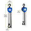 Load image into Gallery viewer, Tractel Tralift Manual Chain Hoist, 1,000 lb. (0.5 Ton) Load Capacity