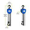 Load image into Gallery viewer, Tractel Tralift Manual Chain Hoist, 2,000 lb. (1 Ton) Load Capacity