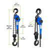 Load image into Gallery viewer, Tractel Lever Chain Hoist, 12,000 lb Load Capacity