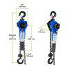 Load image into Gallery viewer, Tractel Lever Chain Hoist, 1,000 lb Load Capacity