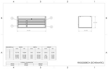 Load image into Gallery viewer, Extreme Tools® RX Series 55" 8 Drawer Top Chest 12 Drawer Roller Cabinet Combo
