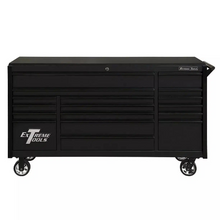 Load image into Gallery viewer, Extreme Tools® DX Series 72"W x 21"D 17 Drawer Triple Bank Roller Cabinets 100 lbs Slides