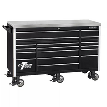 Load image into Gallery viewer, Extreme Tools® EX Series 72"W x 30"D 17 Drawer Professional Triple Bank Roller Cabinets