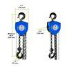 Load image into Gallery viewer, Tractel Tralift Manual Chain Hoist, 4,000 lb. (2 Ton) Load Capacity