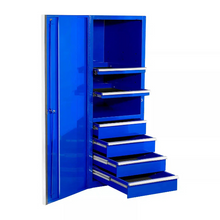 Load image into Gallery viewer, Extreme Tools® EXQ Series 24"W x 30"D 4 Drawer and 3 Shelf Professional Side Cabinets