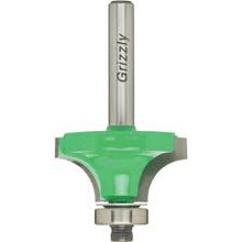 Load image into Gallery viewer, Grizzly Industrial 3/8"r Anti-Kickback Roundover Bit, 1/4" Shank