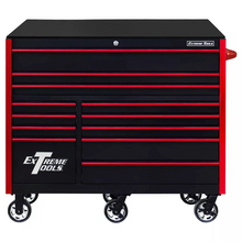 Load image into Gallery viewer, Extreme Tools® RX Series 55"W x 25"D 12 Drawer Roller Cabinet 150 lb Slides