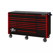 Load image into Gallery viewer, Extreme Tools® RX Series 72"W x 30"D 19 Drawer Roller Cabinet - 250 lbs Slides