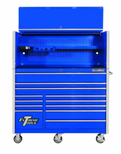 Load image into Gallery viewer, Extreme Tools® RX Series 55" Professional Hutch &amp; 12 Drawer Roller Cabinet Combo