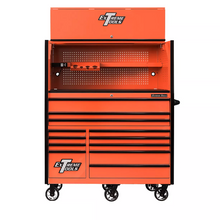 Load image into Gallery viewer, Extreme Tools® RX Series 55" Professional Extreme Power Workstation Hutch &amp; 12 Drawer Roller Cabinet-150 Combo