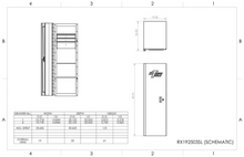 Load image into Gallery viewer, Extreme Tools® GearWrench GW Series 19" 3 Drawer / 3 shelf Side Lockers