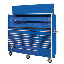 Load image into Gallery viewer, Extreme Tools® RX Professional Series 72"W Professional Hutch &amp; 19 Drawer Roller Cabinet Combo