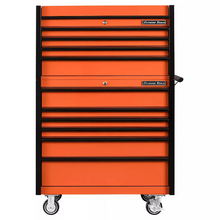 Load image into Gallery viewer, Extreme Tools® DX Series 41"W x25"D 4 Drawer Top Chest &amp; 6 Drawer Roller Cabinet Combo