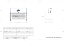 Load image into Gallery viewer, Extreme Tools® RX Series 55" Professional Extreme Power Workstation Hutch &amp; 12 Drawer Roller Cabinet-150 Combo
