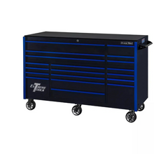 Load image into Gallery viewer, Extreme Tools® RX Series 72"W x 30"D 19 Drawer Roller Cabinet - 250 lbs Slides