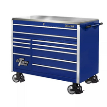 Load image into Gallery viewer, Extreme Tools® EX Series 55"W x 30"D 11 Drawer Professional Roller Cabinets 300 lbs Slides