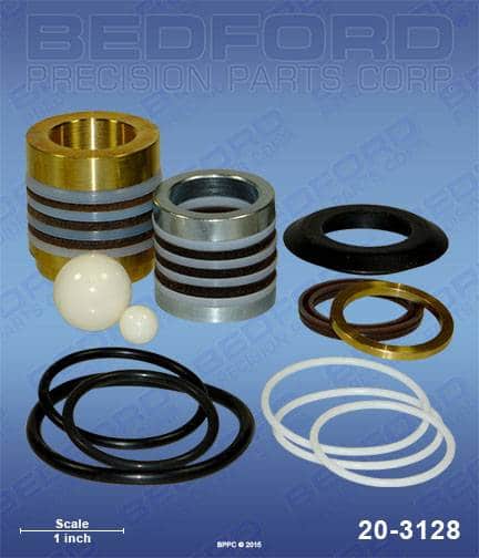 Graco 249-189 Bedford 20-3128 Repair Kit with Leather & Polyethylene Packings & Ceramic Balls (1587709968419)