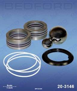 Graco 287-835 Bedford 20-3146 Repair Kit (contains leather & Teflon packings) (1587340312611)