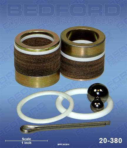 Graco 206-733 Bedford 20-380 Repair Kit with Leather & Teflon Packings (1587316490275)