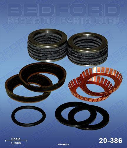 Graco 206-927 Bedford 20-386 Repair Kit with Leather Packings (1587476561955)