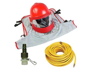 Clemco Apollo 60 Series LP Supplied-Air Respirator with CFC and 50ft Air Hose (1587202097187)