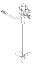 Load image into Gallery viewer, Graco Pail Cover Agitator for 5 gallon (18 L) pails, air driven, 1/4 HP, 13.25 inches (33.6 cm)