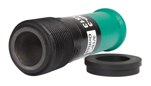 Clemco TSP Tungsten Carbide Lined Long Venturi Style 1 ¼” Thread 1 inch Entry Rubber Jacketed Sandblast Nozzle