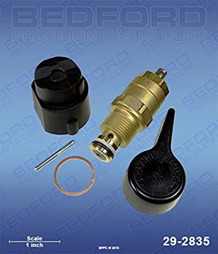 Titan 800-915 Bedford 29-2835 Prive / Spray Valve Assembly - with solvent resistant o-ring (1587345293347)