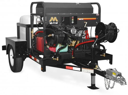 Mi-T-M Custom Single Axle Pressure washer Trailers