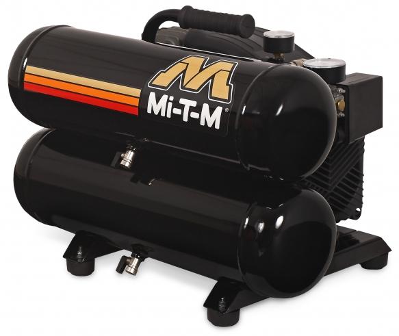 Mi-T-M Single Stage Electric Portable Air Compressors 4.2 CFM- 90 PSI - 5  gal
