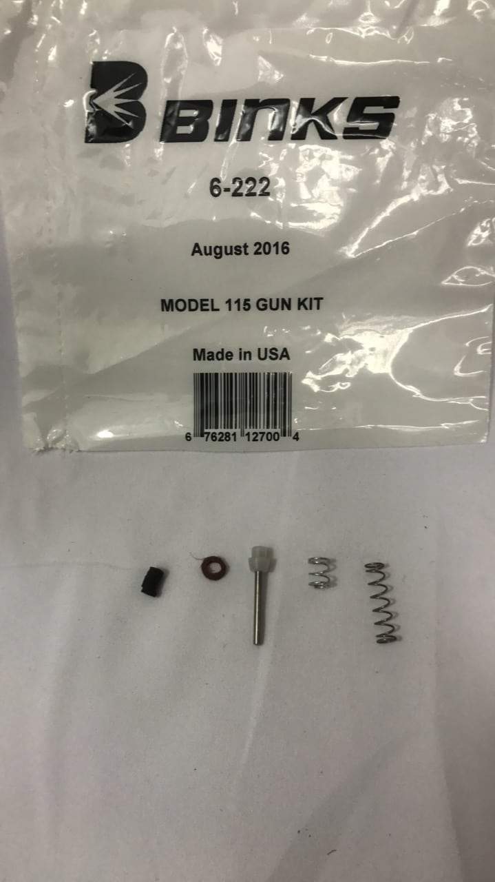 Binks 6-222 model 115 Repair Kit