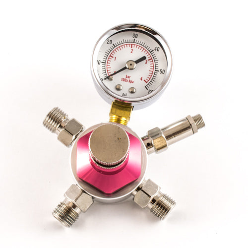C.A Technologies - 2 Quart Cup Air Regulator Assembly W/Gauge