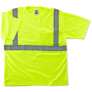 Ergodyne GloWear 8289 Economy Type R Class 2 Safety Shirt - Yellow/Lime