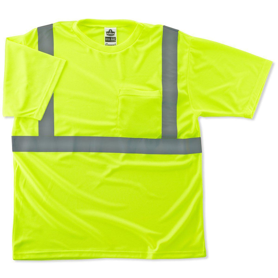 Ergodyne GloWear 8289 Economy Type R Class 2 Safety Shirt - Yellow/Lime