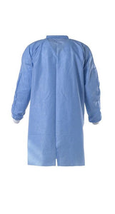 DuPont™ ProClean® 2. Protective Lab Coat with Traditional Collar - Pockets and Knit Cuffs - Blue - 2X - 30/Pack