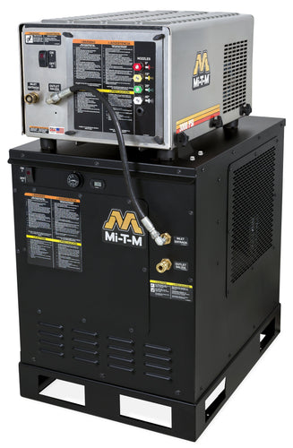 Mi-T-M  HAE-3004-0E4G 3000 PSI @ 3.9 PSI Electric Belt Drive General Pump Hot Water Pressure Washer