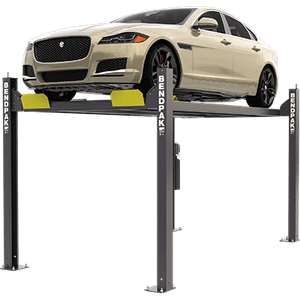 BendPak HD-7W High Rise Wide Car Four-Post Lift (7,000-lb. Capacity)