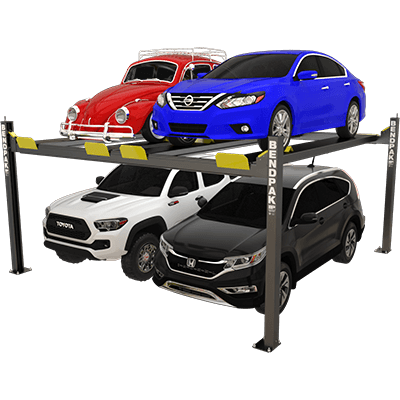 BendPak HD-9SW Dual Platform Super Wide Four-Post Lift (9,000-lb. Capacity)