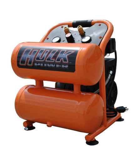 EMAX 90 PSi @ 2.69 CFM Hulk 1HP 4 Gallon Silent Air Compressor