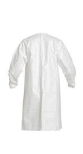 Load image into Gallery viewer, DuPont™ Tyvek® IsoClean® Frock - Serged Seams - Bound Neck - Raglan Sleeve Design - Elastic Wrists - Zipper Closure - White - XL - 30/Pack