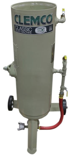 Clemco 1 cu ft Classic Blast Machine Model 1042 with Manual Valve (MSV) - Portable 1/2 inch Piping - Without Remote