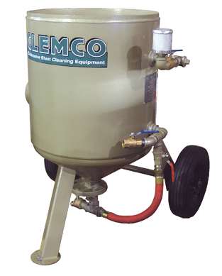 Clemco 6 cu ft w/ Lo-Pot Valve (LPV) Classic Blast Machine Model 2443 - Portable 1 inch Piping - Without Remote