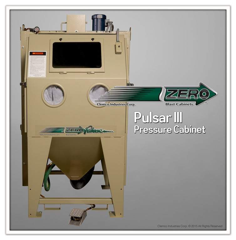 Clemco Pulsar III P Conventional Pressure Sandblast Cabinet (Standard)